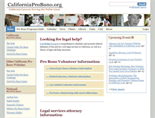Tablet Screenshot of californiaprobono.org